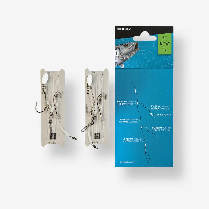 Bas De Ligne De Pêche En Surfcasting SYMB HVY X2 N°1/0 4 Bas De Ligne De Pêche En Surfcasting SYMB HVY X2 N°1/0 – Image 2