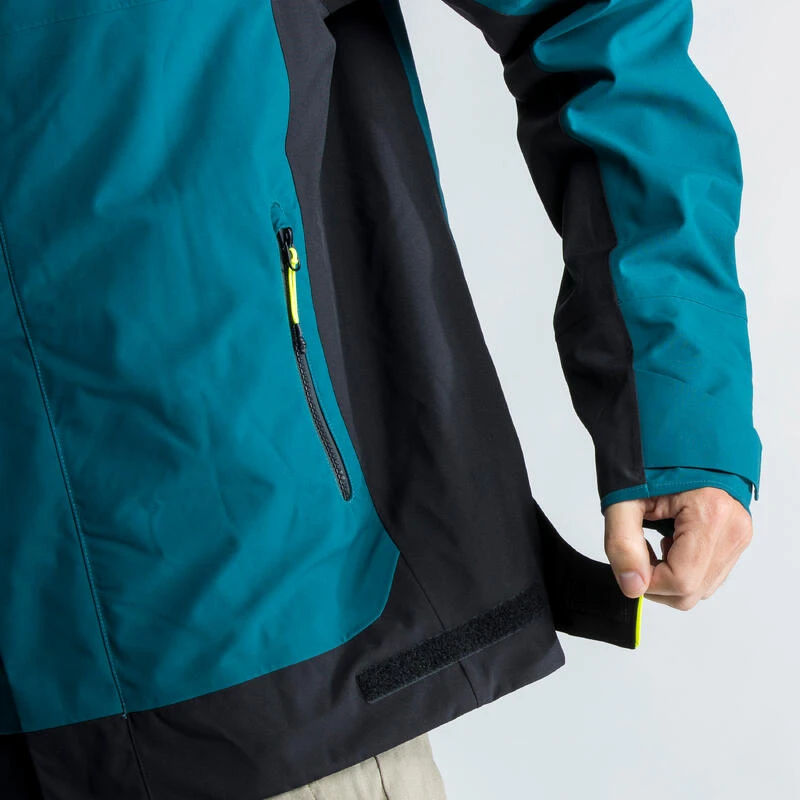 Tribord Blouson De Voile - Veste De Pluie Sailing 500 Homme Pétrole Jaune 10 Tribord Blouson De Voile - Veste De Pluie Sailing 500 Homme Pétrole Jaune – Image 8