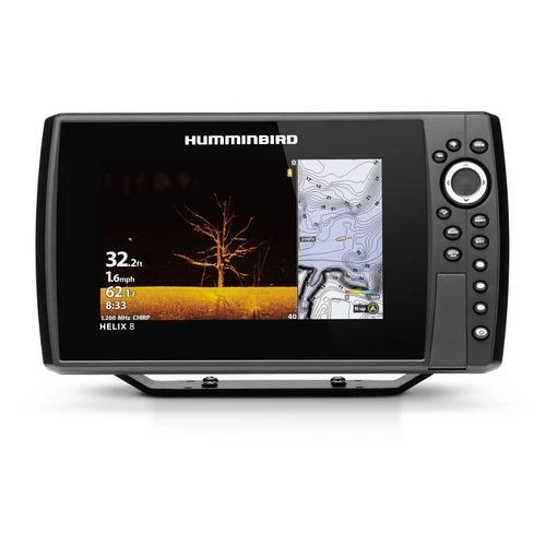 HUMMINBIRD Combiné Sondeur GPS HELIX 8G4N CHIRP MEGA Down Imaging + 3 HUMMINBIRD Combiné Sondeur GPS HELIX 8G4N CHIRP MEGA Down Imaging +