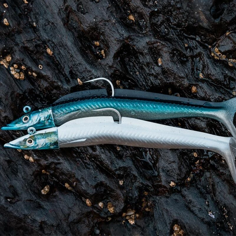 COMBO Leurres Souples Shad Lançon EELO 200 48gr NATURAL 6 COMBO Leurres Souples Shad Lançon EELO 200 48gr NATURAL – Image 4