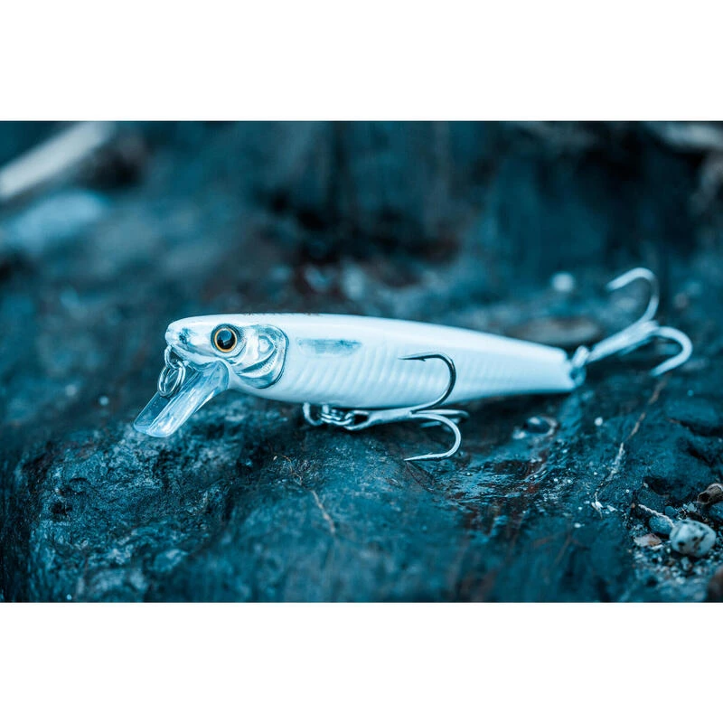Jerkbait MUJET 90 US BLANC Pêche Au Leurre En Mer 5 Jerkbait MUJET 90 US BLANC Pêche Au Leurre En Mer – Image 3