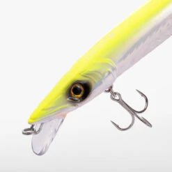 Jerkbait Pêche Au Leurre En Mer JERKUDA 170F Blanc Fluo -Magasin De Matériel De Pêche jerkbait peche au leurre en mer jerkuda 170f blanc fluo 2