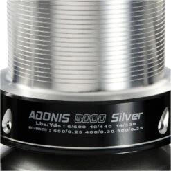 Moulinet De Pêche En Surfcasting ADONIS 5000 SILVER -Magasin De Matériel De Pêche moulinet de peche en surfcasting adonis 5000 silver 5
