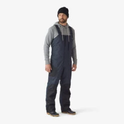 Salopette De Pêche Imperméable Chaude Homme - FO 500 TH Grise -Magasin De Matériel De Pêche salopette de peche impermeable chaude homme fo 500 th grise 2